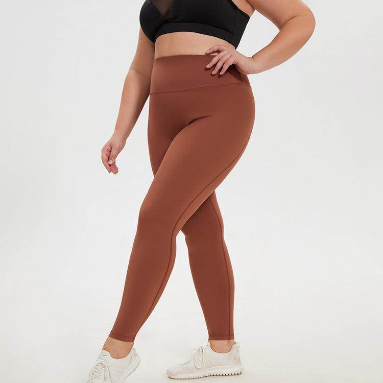Plus Size High Waist Fitness Leggings