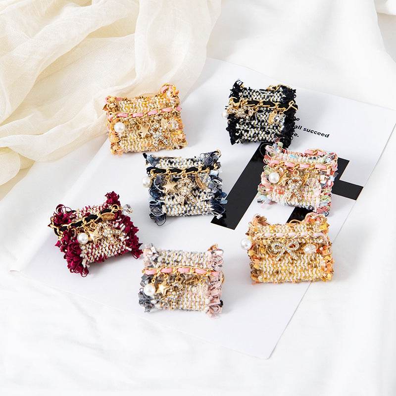 Cute Metal Mini Handbag Shape Keychain