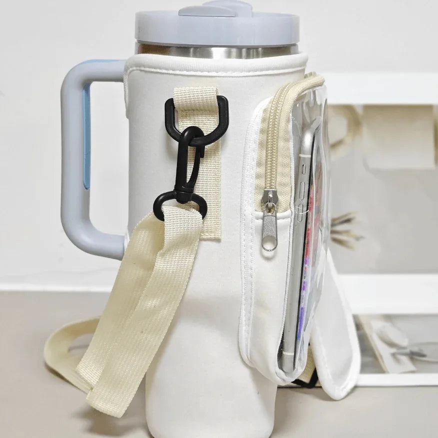 PVC Stanley Water Bottle Carrier Bag for 40oz -