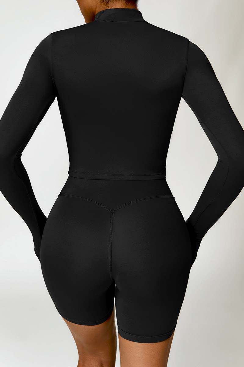 Long Sleeve Zip Up Jacket | Fashion Meets Function for Active Women