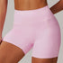 Solid High Waist Yoga Short