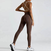 Seamless Sports Bra with Adjustable Straps
