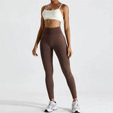 Seamless Sports Bra with Adjustable Straps