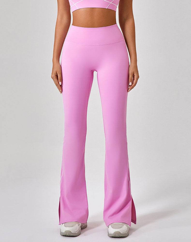 Tummy Control Wide Leg Yoga Flared Pants