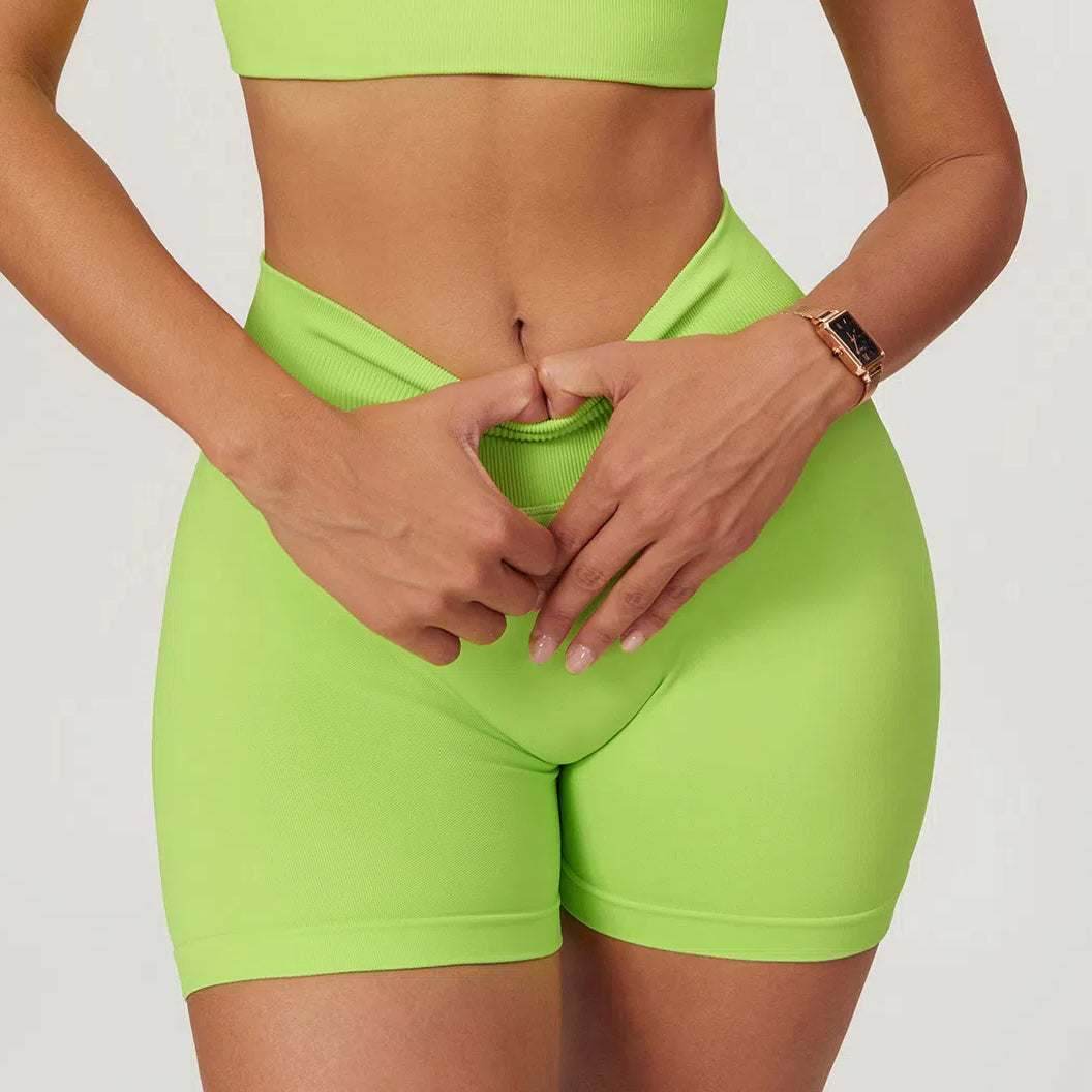 High Waisted Yoga Shorts