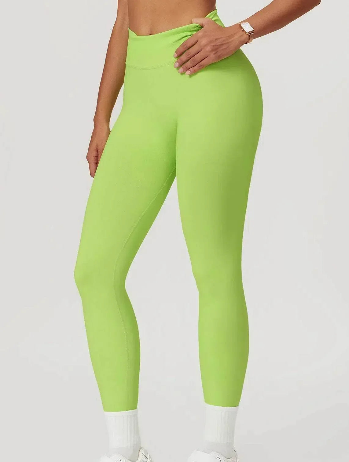 High Waist Athletic Leggings -