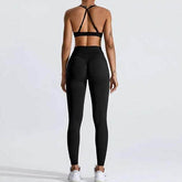 Cross Back Sports Bra with Adjustable Strap