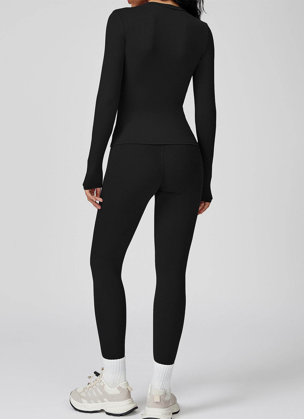 Sports Wear with Long Sleeve T-Shirt and Leggings