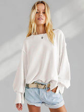 Oversized Long Sleeve Casual Sweatshirt