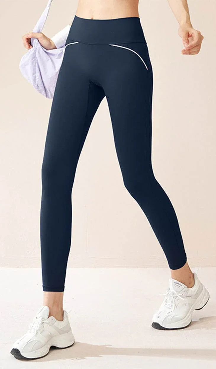 High Waist Booty Scrunch Lift Sports Leggings -
