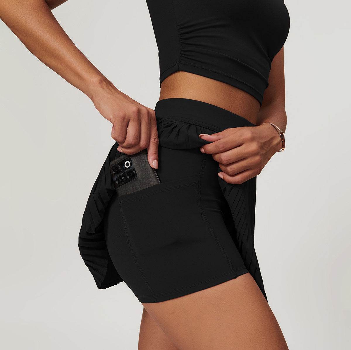 Tennis Accordion Pleated Skirt