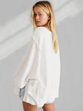 Oversized Long Sleeve Casual Sweatshirt