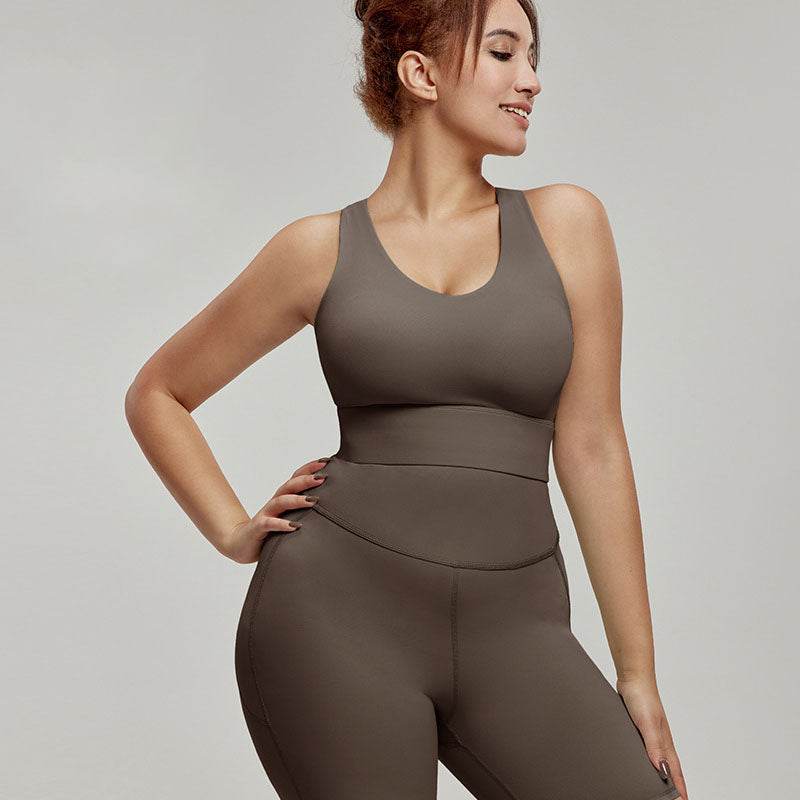Plus Size Sleeveless Yoga Tank Tops