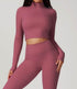 Zipper Yoga Long Sleeve T-Shirt