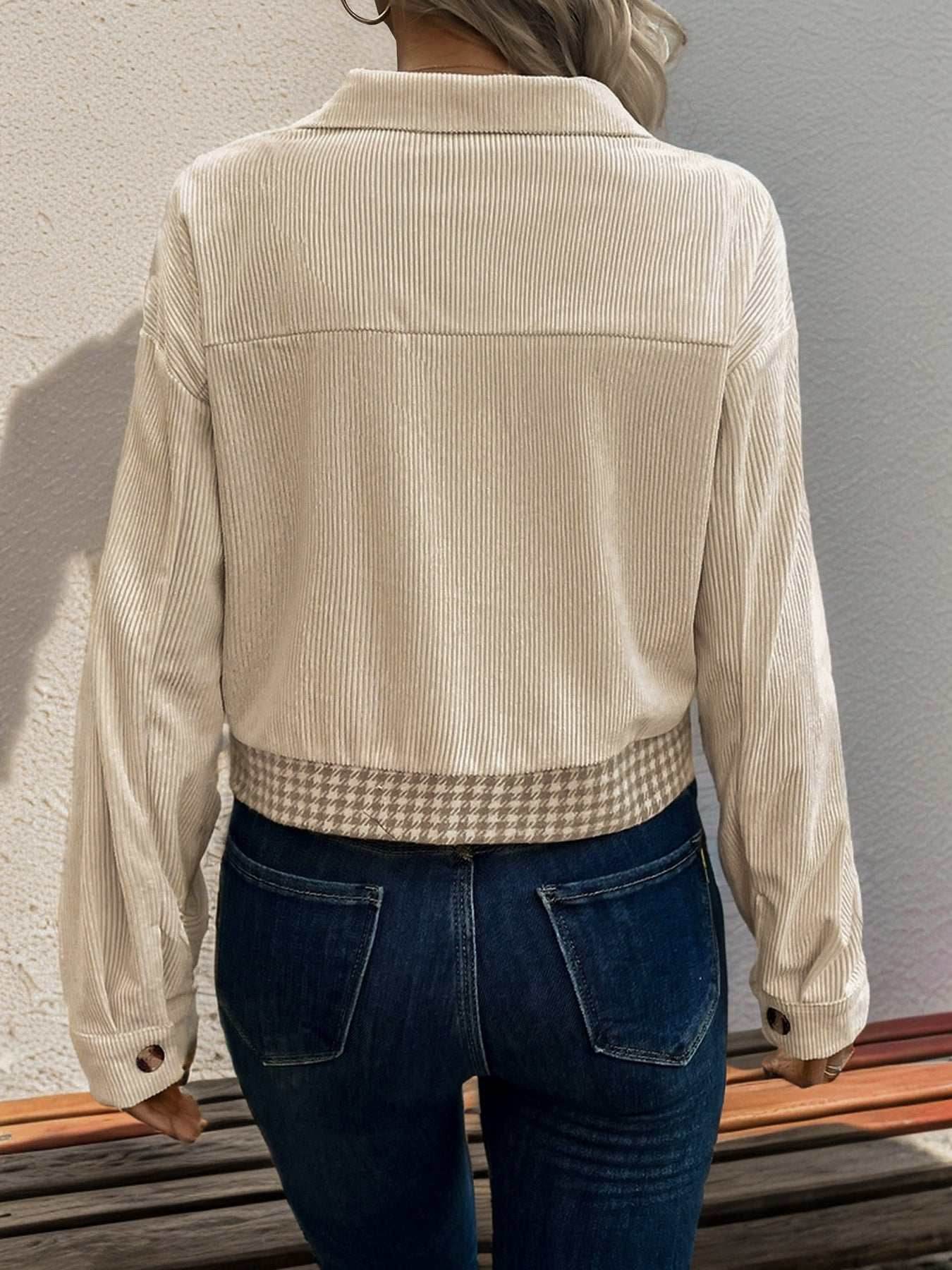 Cropped Corduroy Jackets