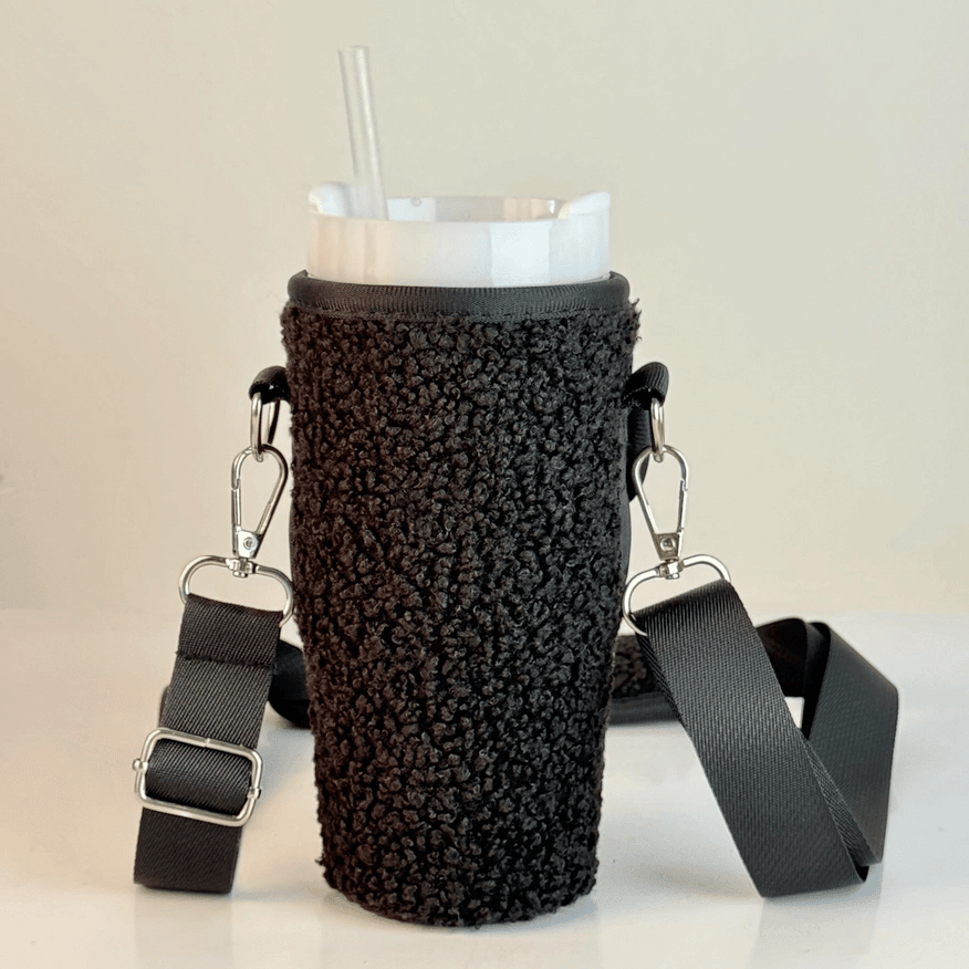 Teddy Velvet 20oz Tumbler Carry Case Neoprene Bottle Sleeve