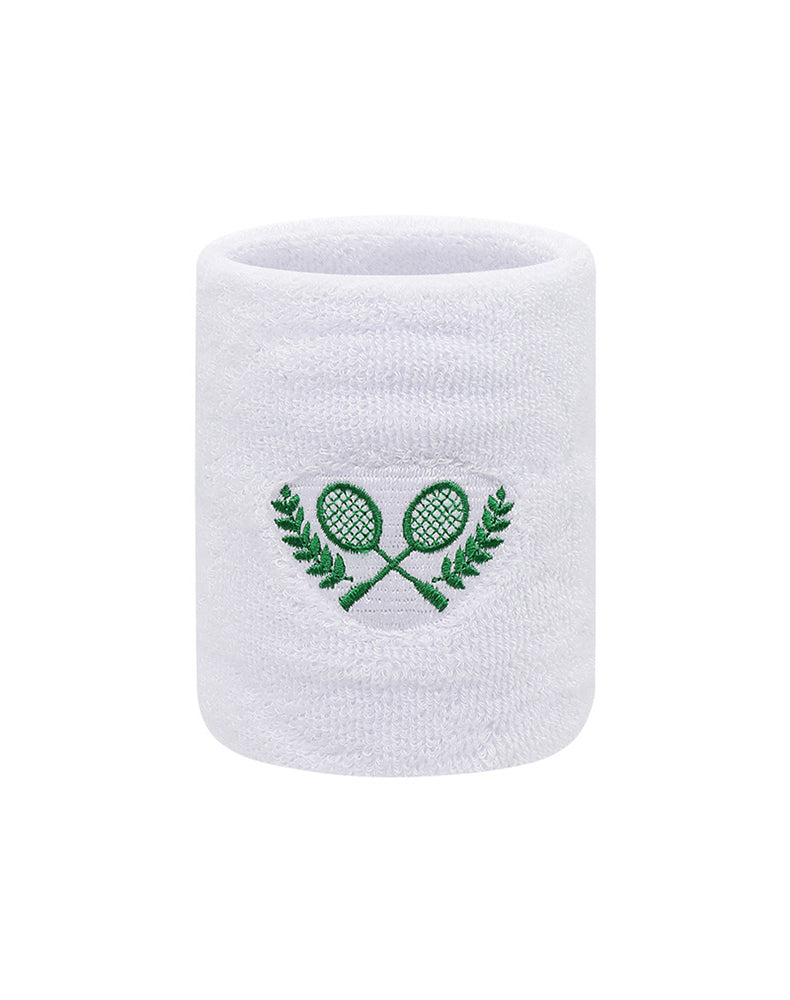 Badminton Embroidery Tennis Wristband Set