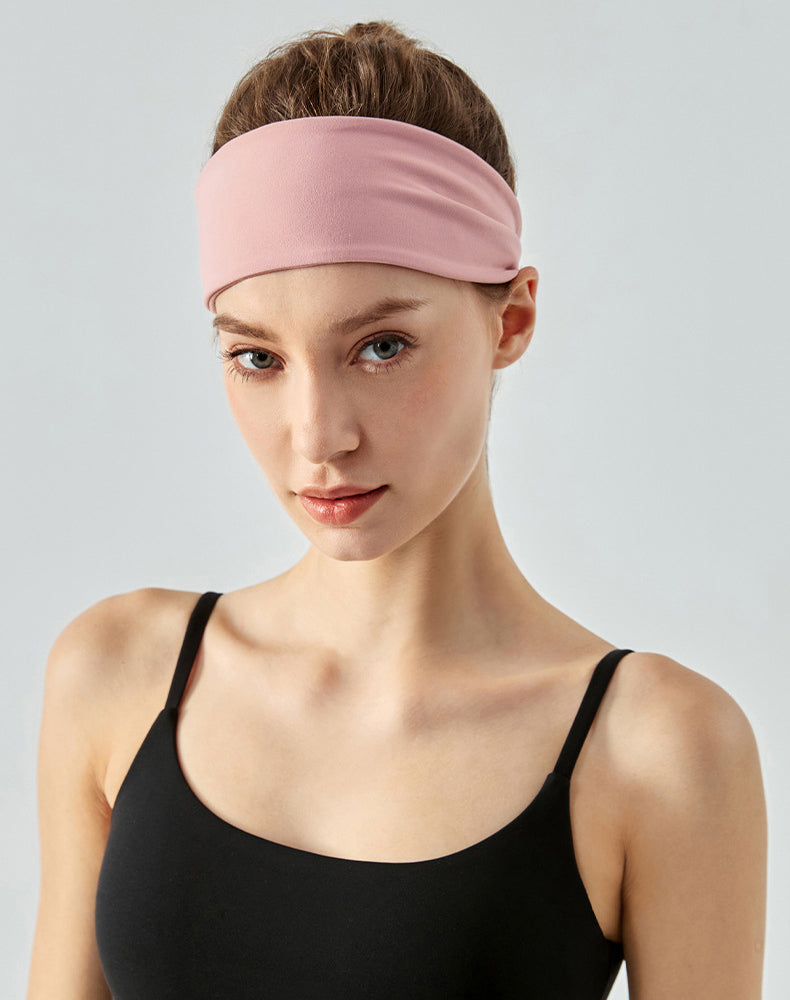 Wide Elastic Soft Sports Headband
