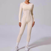 Long Sleeve Backless Yoga Jumpsuits