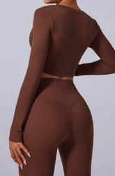 Long Sleeve Sports Yoga Set