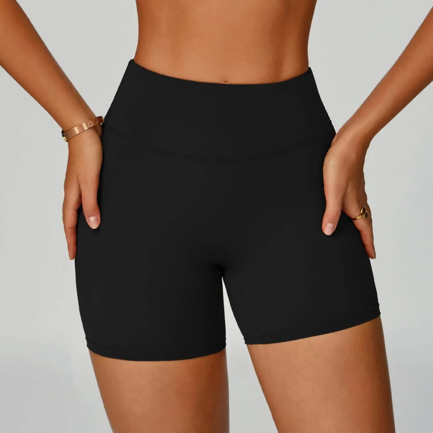 High Waist No T-line Sport Short - Black