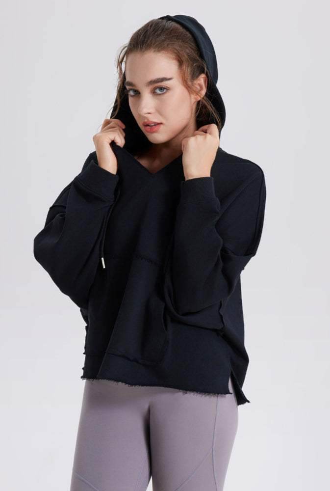 Long Sleeve Gym Hoodie Sweatshirt