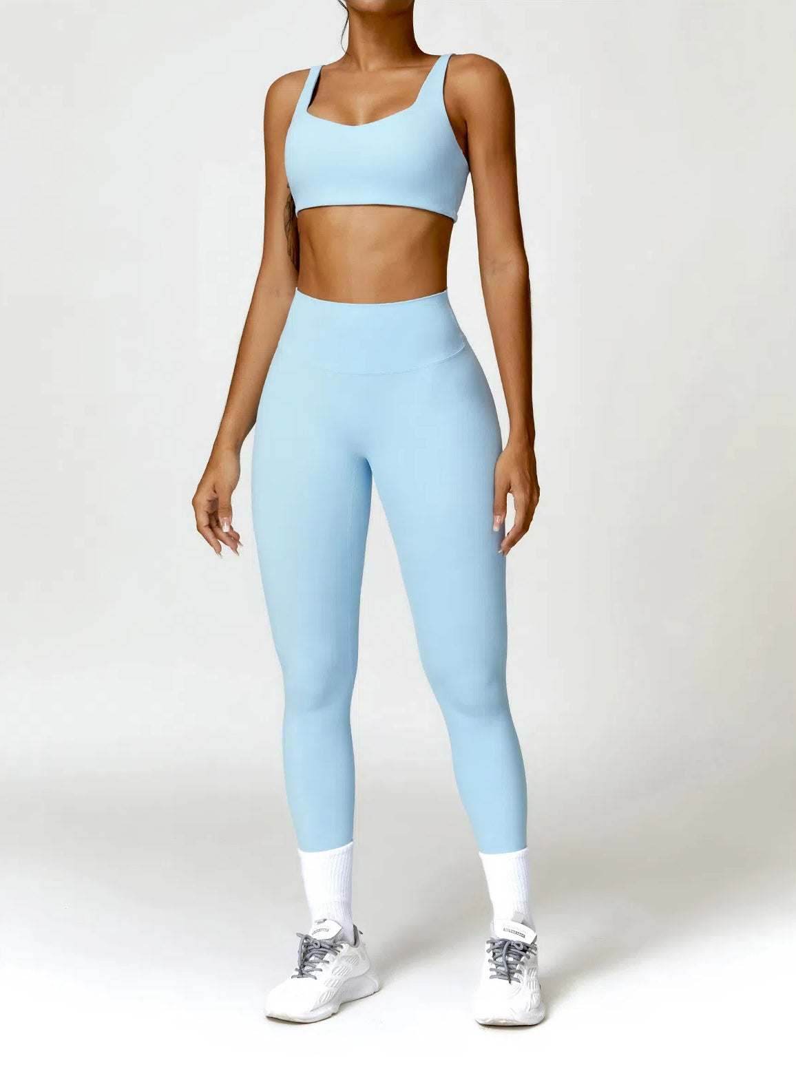 Yoga Wear Set With Bra and Leggings