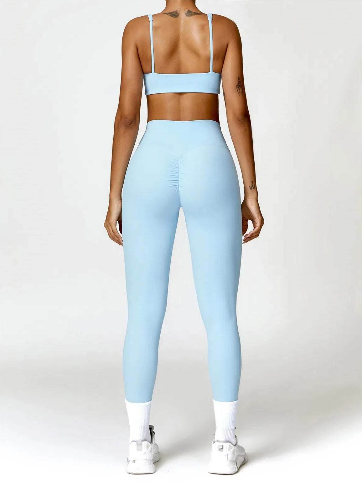 Yoga Wear Set With Bra and Leggings