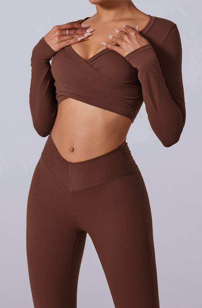 Long Sleeve Sports Yoga Set