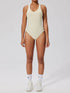 U Neck Thong Cami One Piece Bodysuit Top
