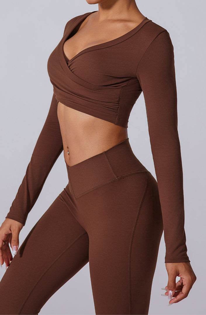 Long Sleeve Sports Yoga Set