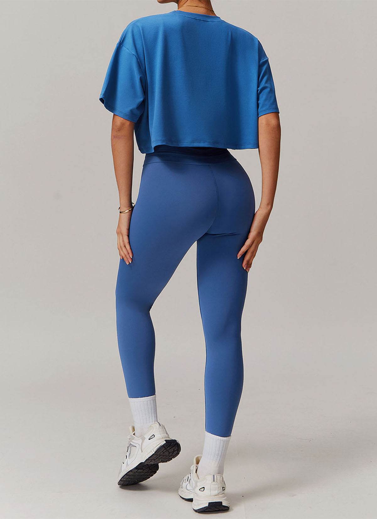 Sports Sets with Short Sleeve T-Shirts and Leggings