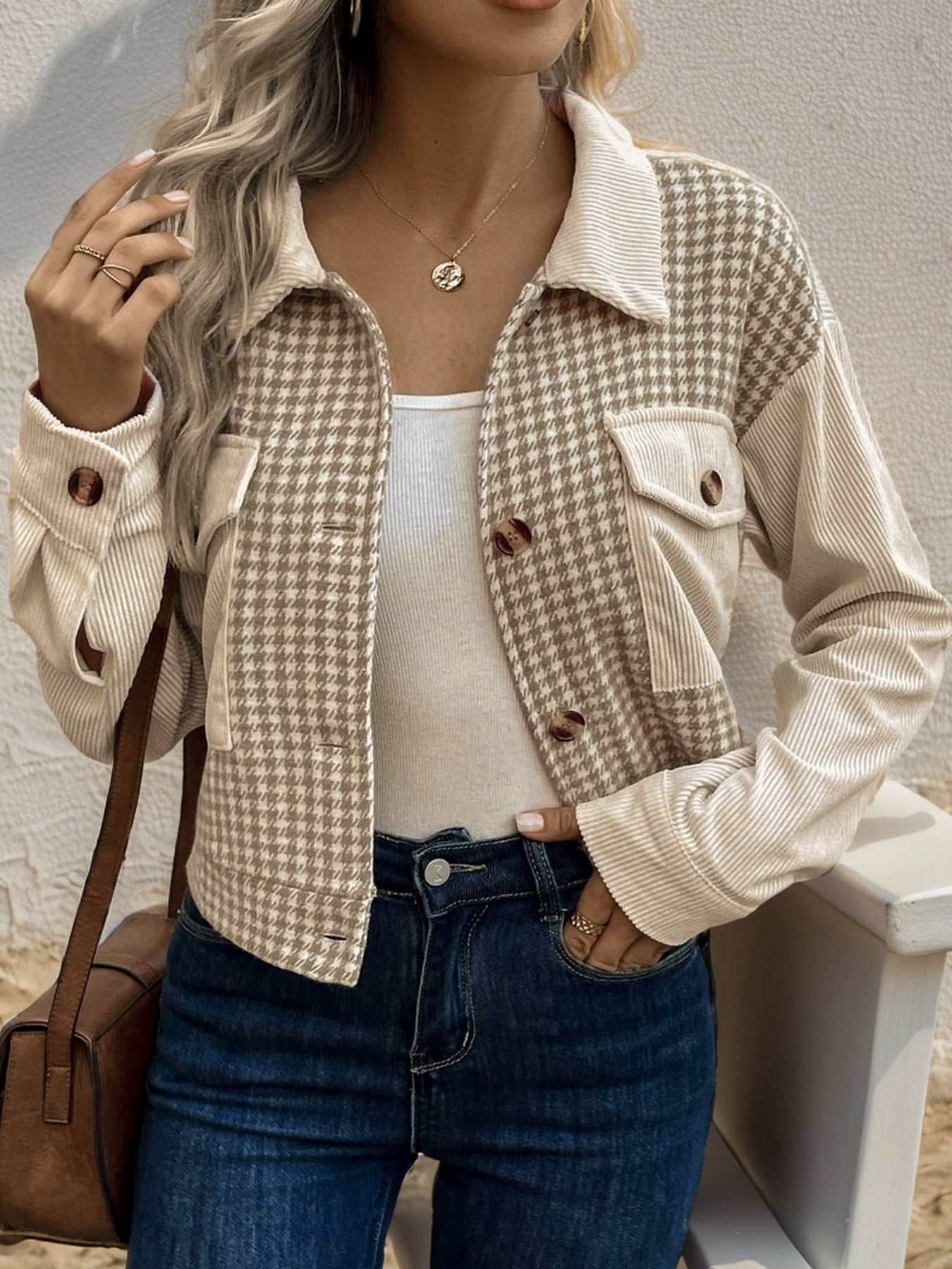 Cropped Corduroy Jackets