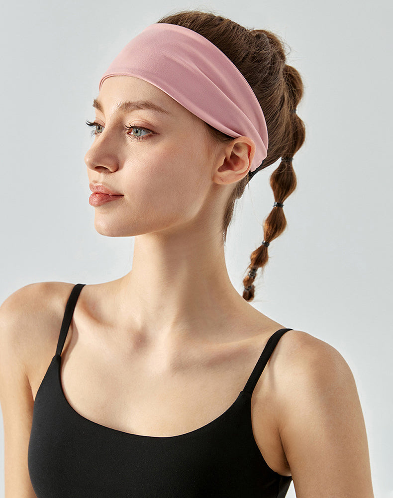 Wide Elastic Soft Sports Headband