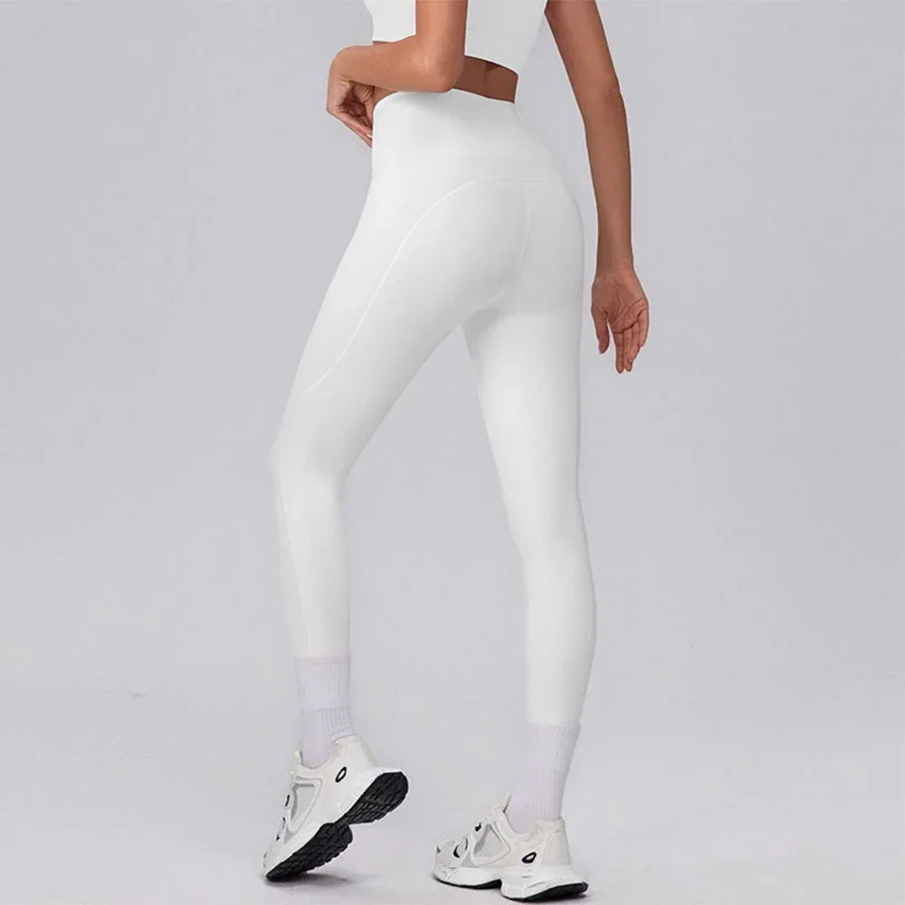 V Cross High Waist Butt Lifting Workout Leggings -