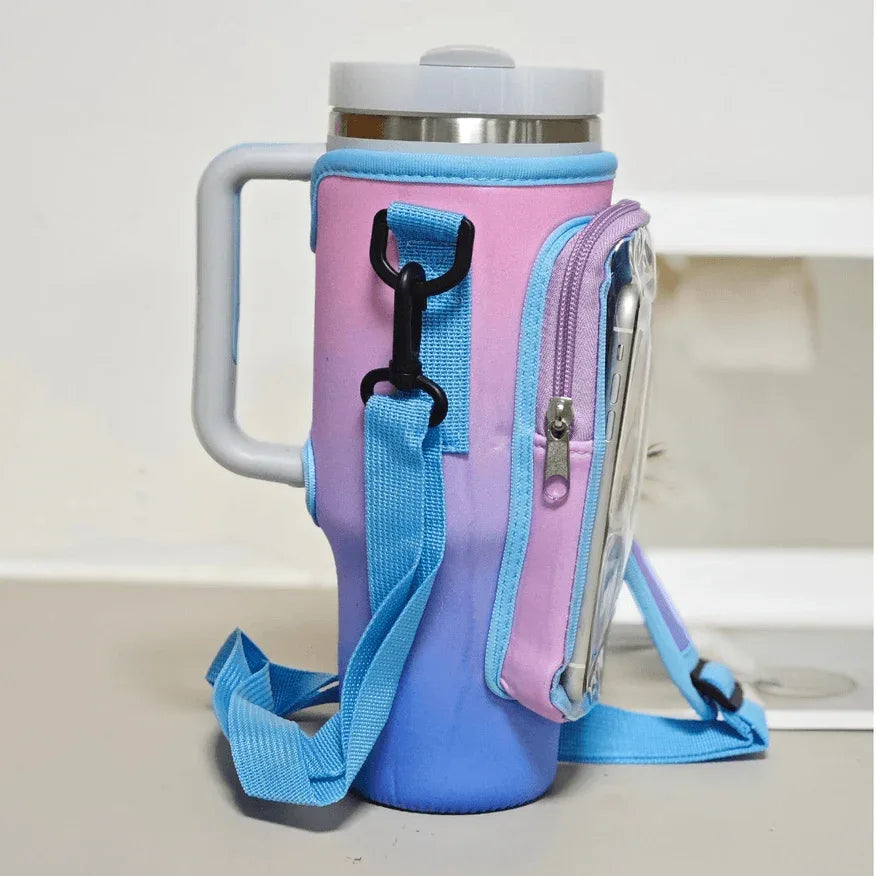 PVC Stanley Water Bottle Carrier Bag for 40oz -