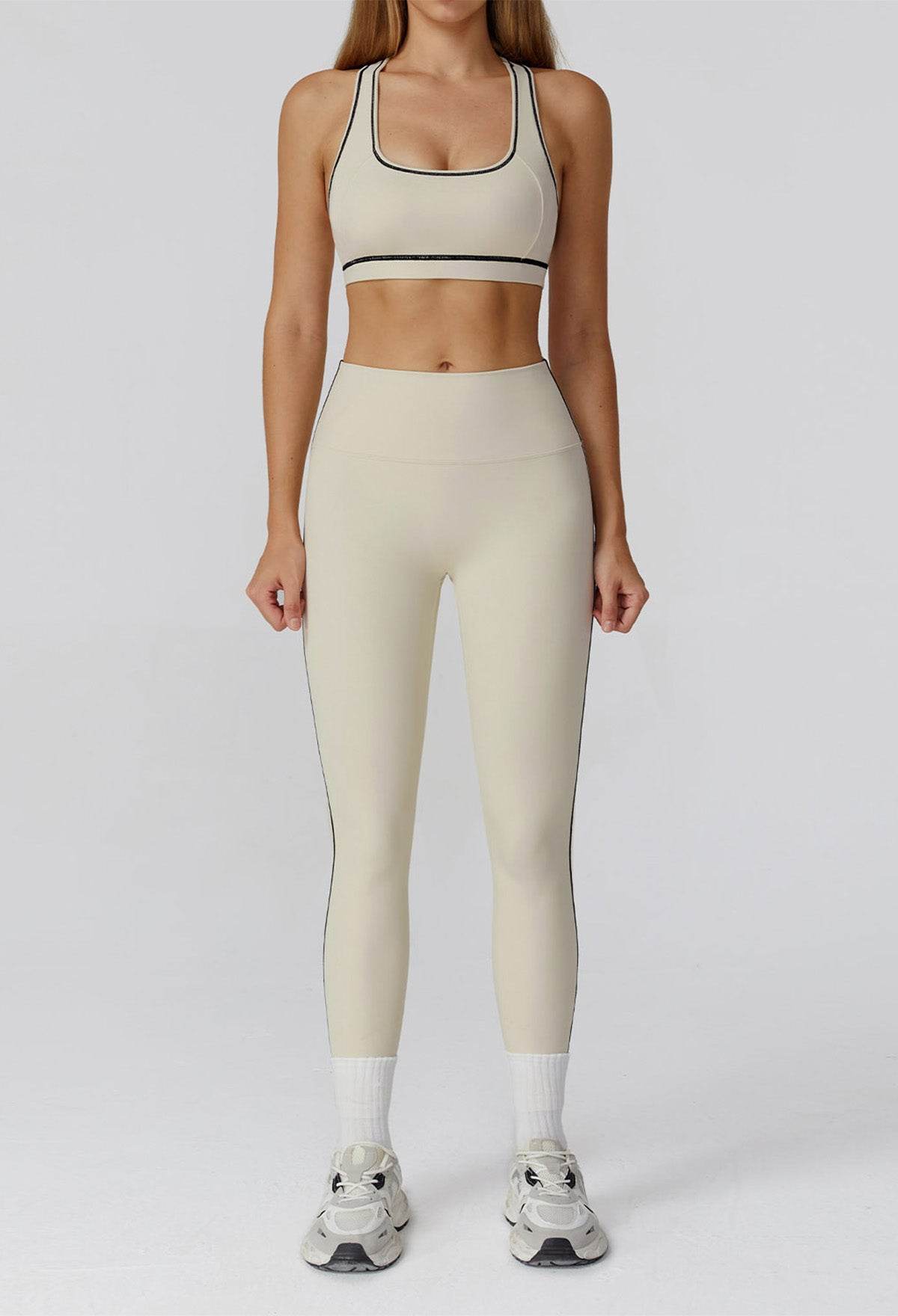Athletic Wear with Racerback Sports Bra and Legging