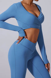 Long Sleeve Sports Yoga Set