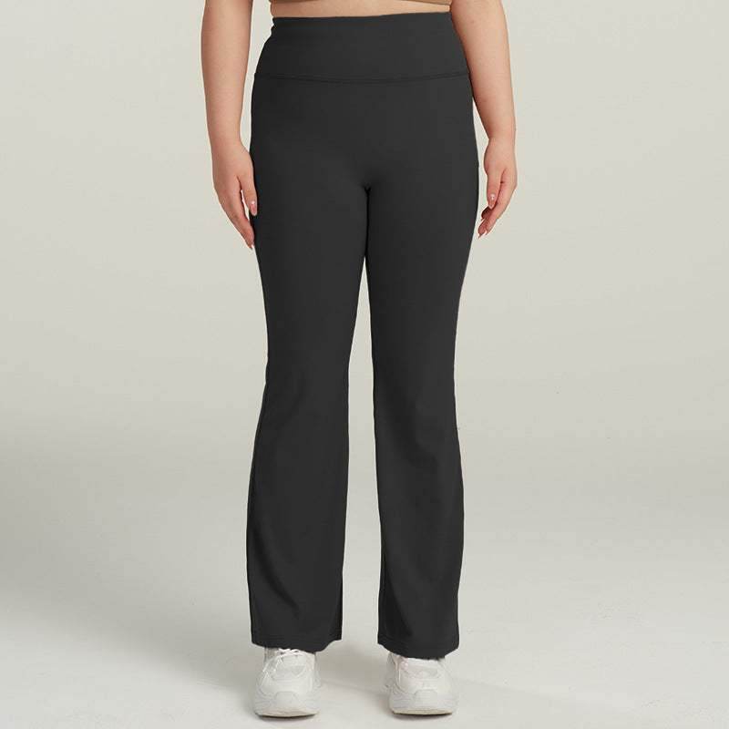 High Waist Flared Sports Pants