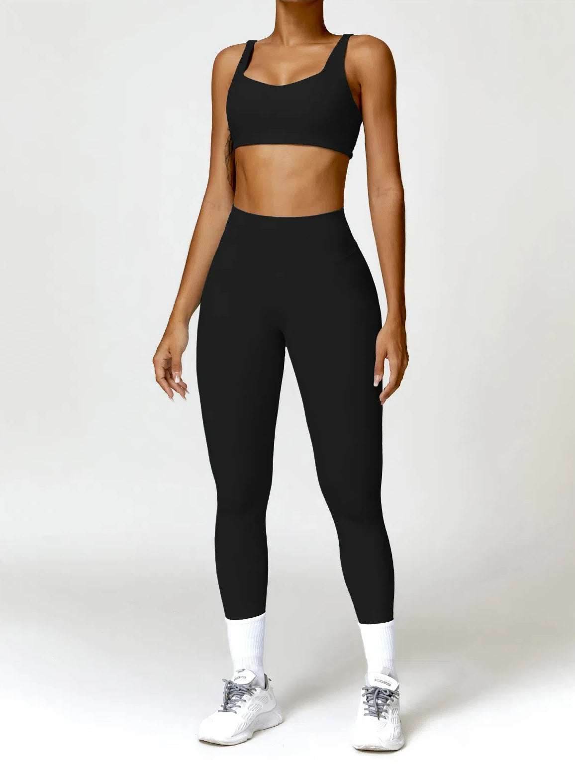 Yoga Wear Set With Bra and Leggings