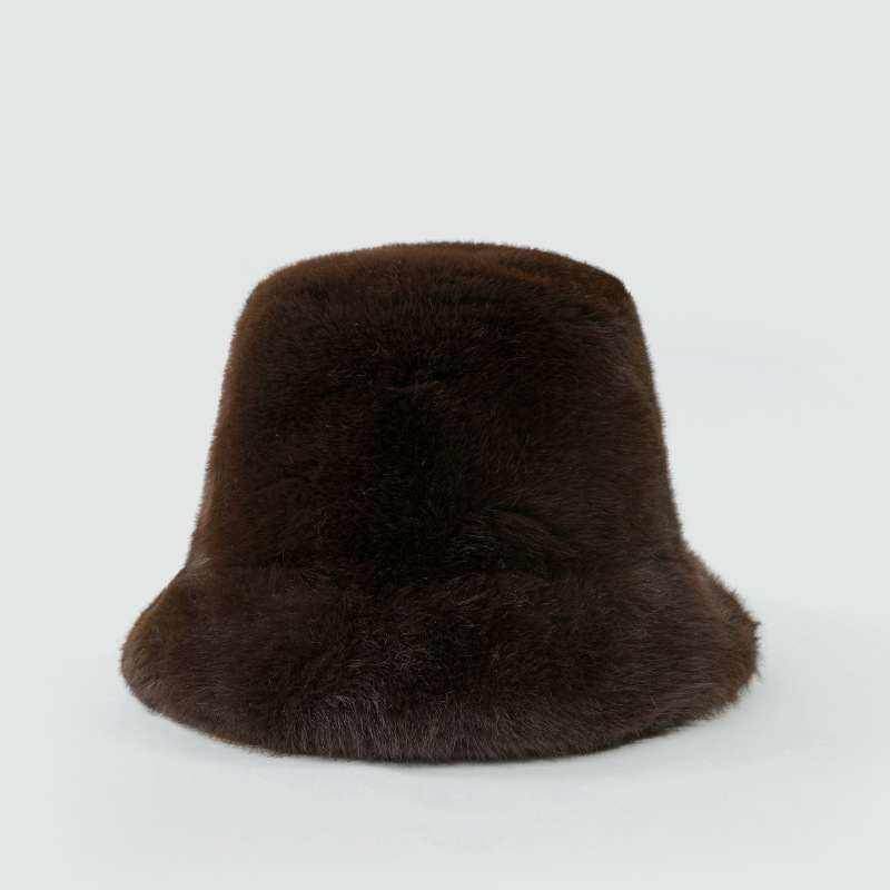 Fluffy Faux Fur Bucket Hats