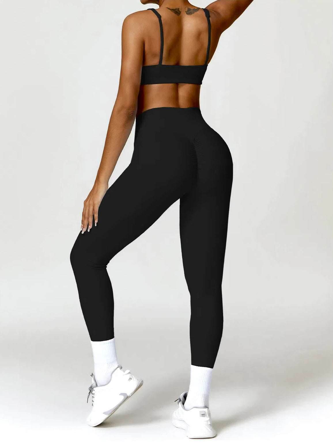 Yoga Wear Set With Bra and Leggings