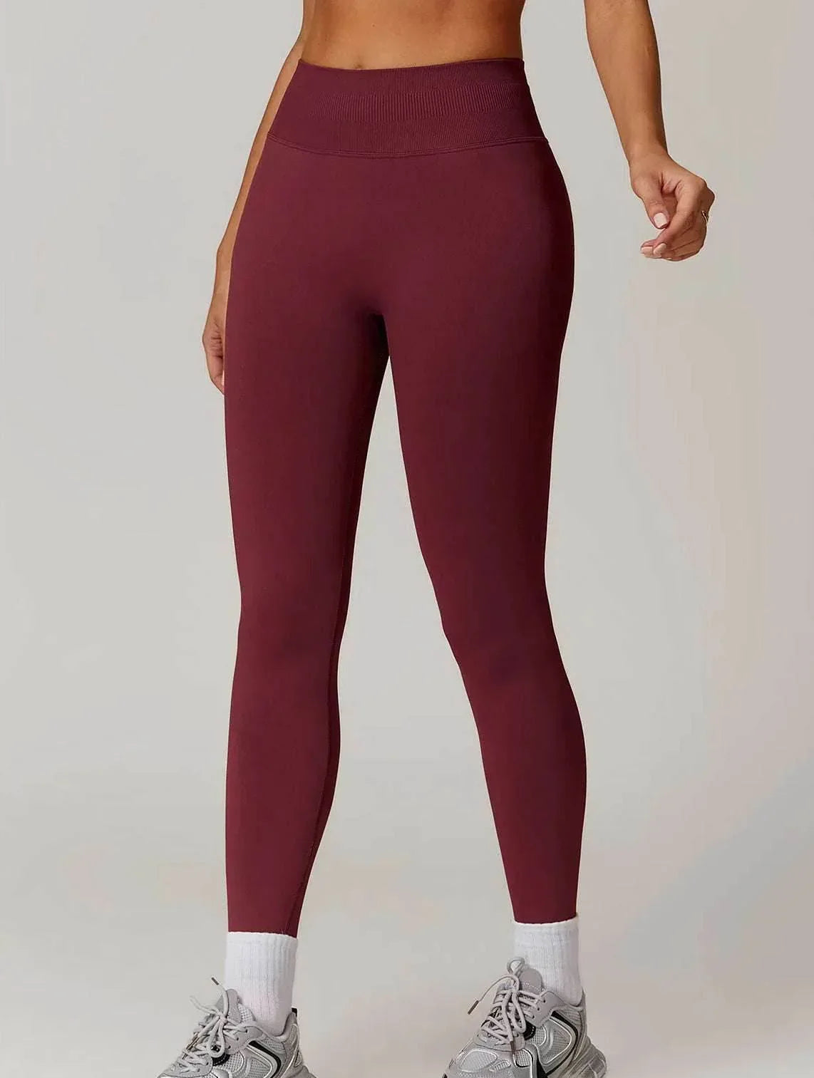 High Waist Athletic Leggings -