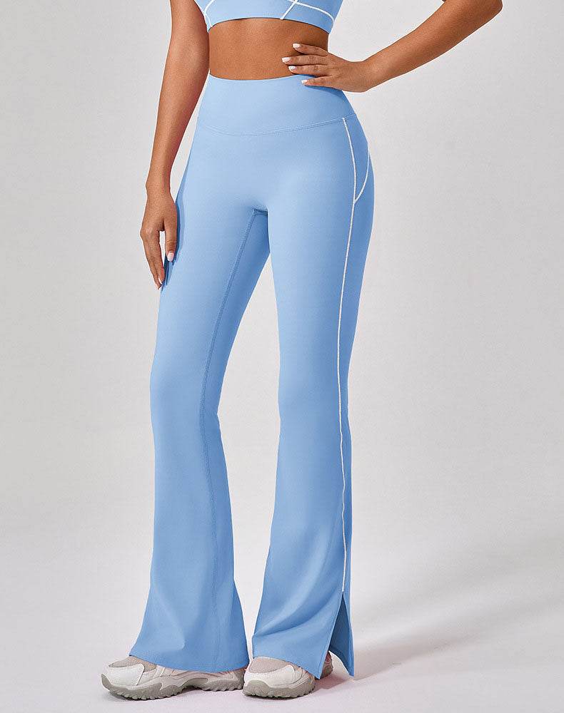 Tummy Control Wide Leg Yoga Flared Pants