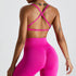 Seamless Sports Bra with Adjustable Straps