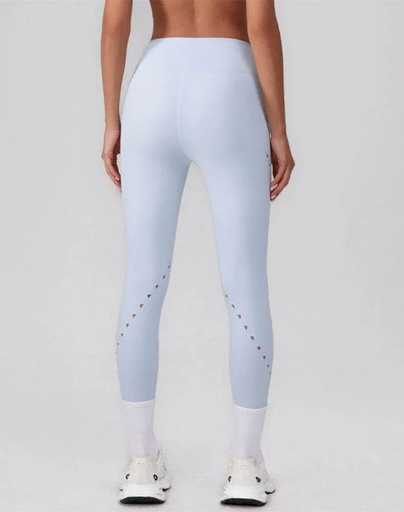 High Waist Tummy Control Hollow Out Yoga Leggings -