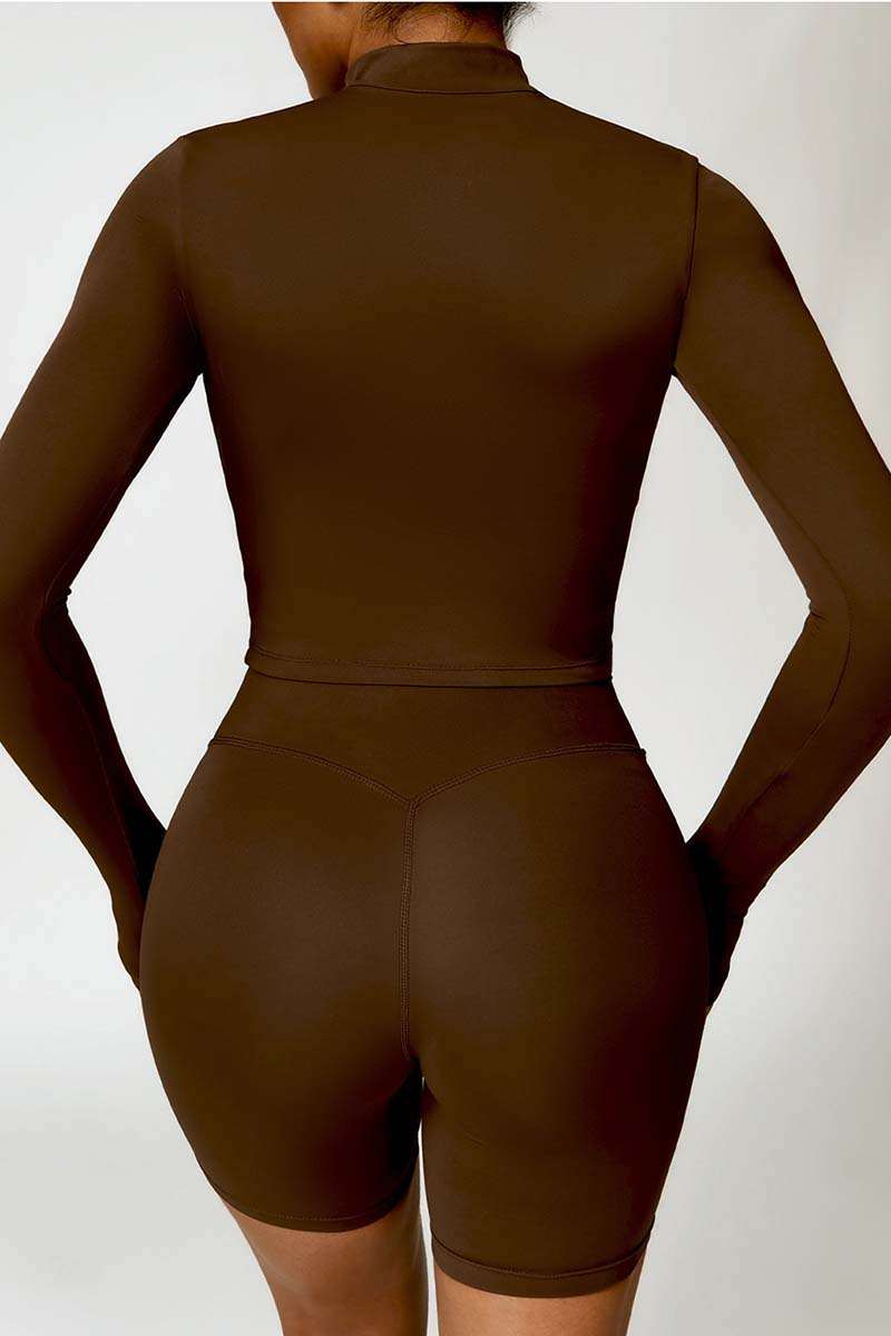 Long Sleeve Zip Up Jacket | Fashion Meets Function for Active Women