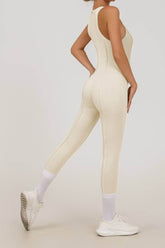 Sleeveless One Piece Yoga Bodysuit