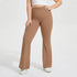 Plus Size High Waist Flared Yoga Pants