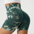Tie Dye Print High Waist Yoga Short